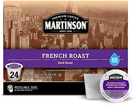 Martinson French Roast Dark Roast Coffee Pods - 24 Pack