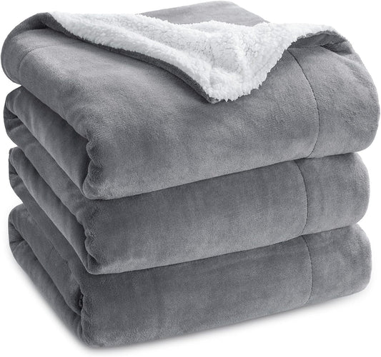 Home Aesthetics Sherpa Plush Blanket