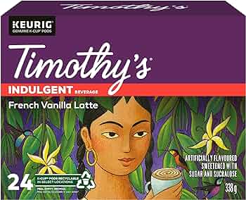 Timothy's Indulgent French Vanilla Latte Pods - 24 pack