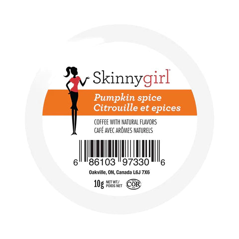 Skinnygirl Pumpkin Spice Flavoured Coffee Pods - 24 Pack