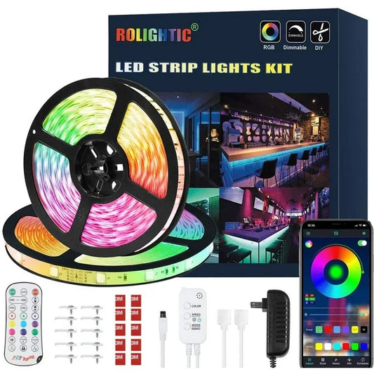 Rolightic 65ft LED Strip Light Kit